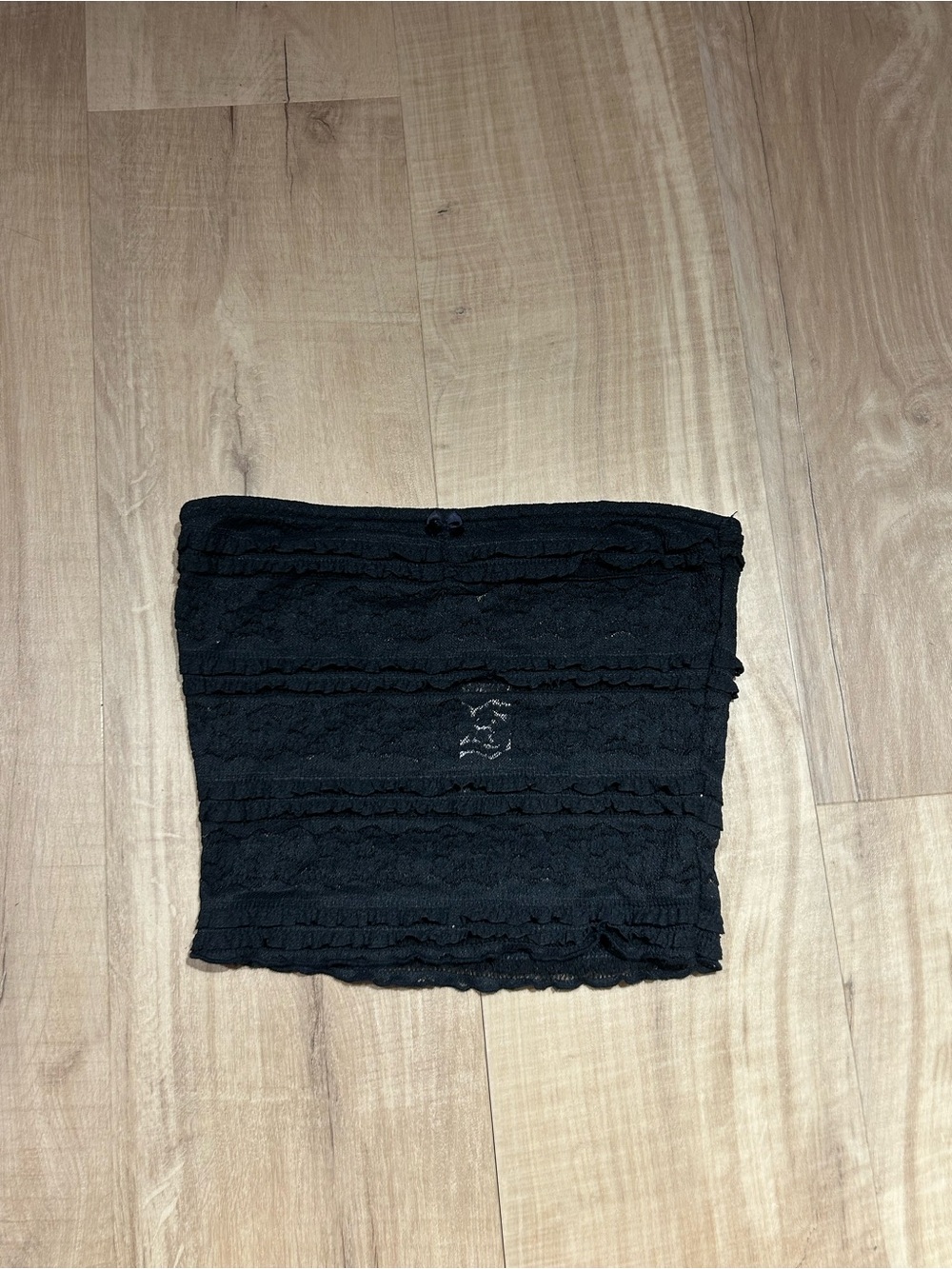 PacSun Black Ruffled Tube Top Skirt